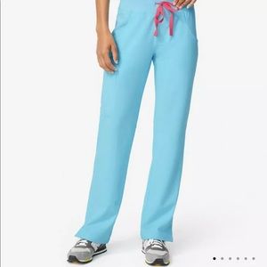 NEW Figs Kade Cargo Scrub Pants NEON BLUE seasonal